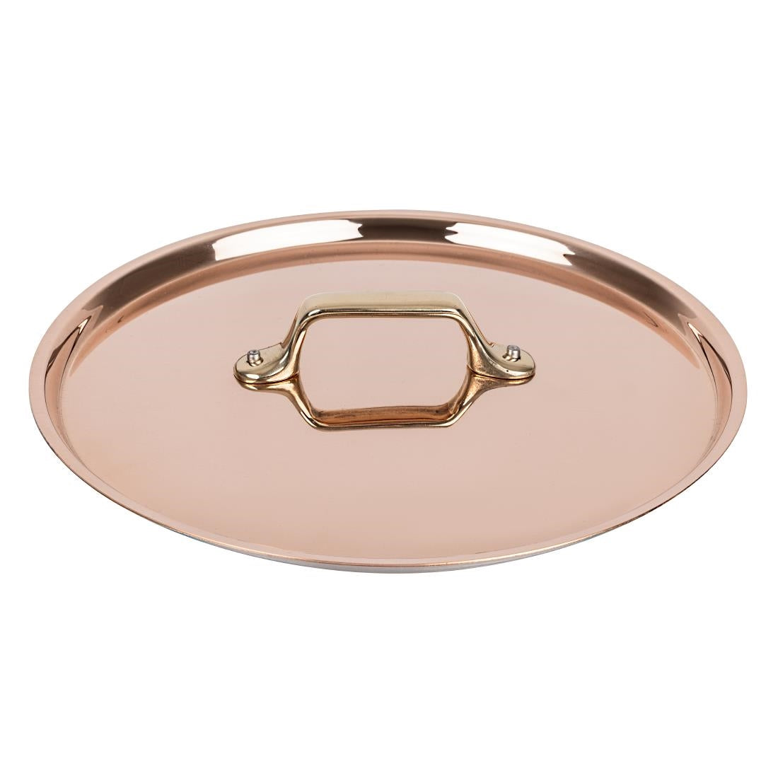 De Buyer Inocuivre Lid with Brass Handle 24cm