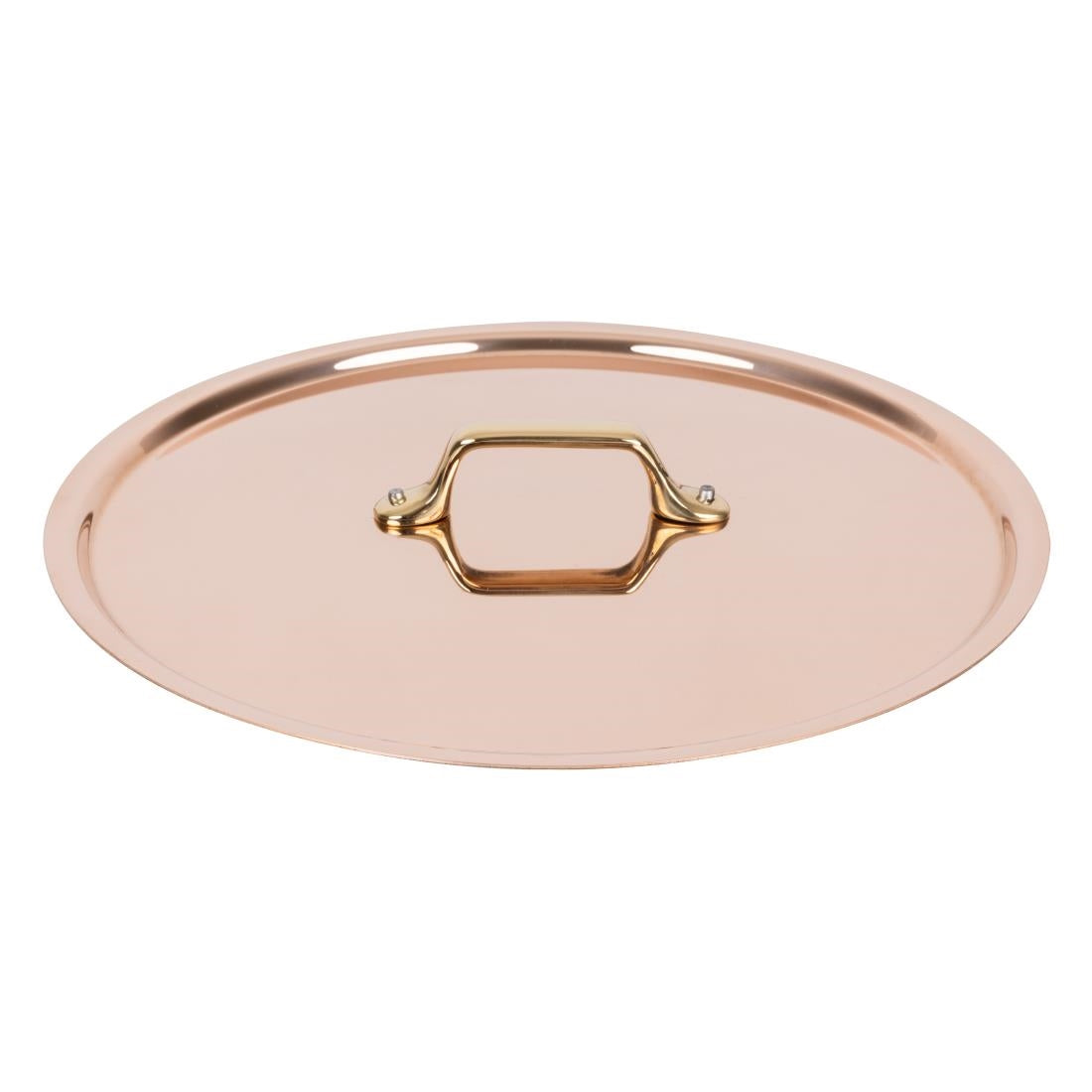 De Buyer Inocuivre Lid with Brass Handle 28cm