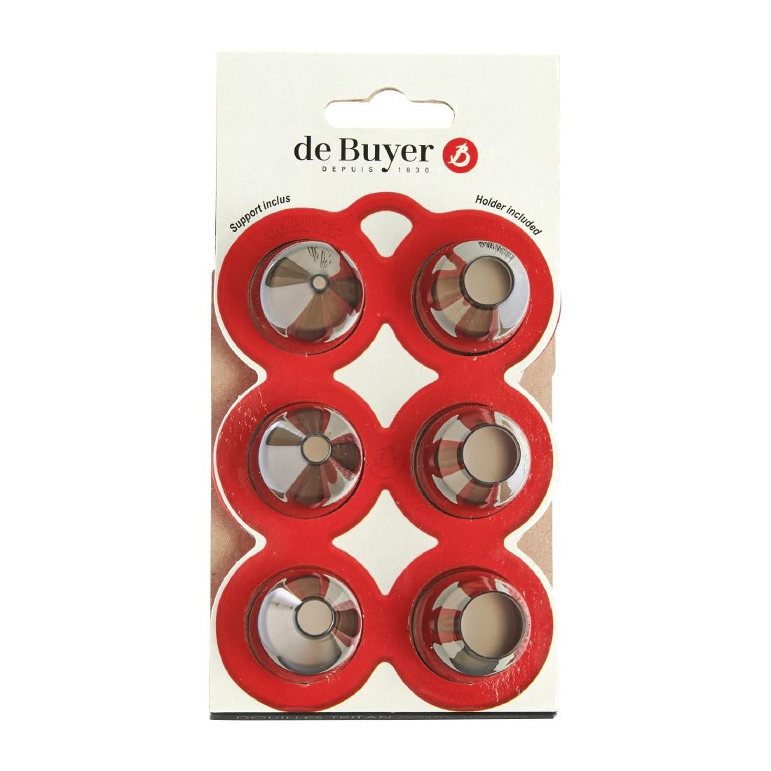 De Buyer Tritan Plain Nozzles (6 Pack)