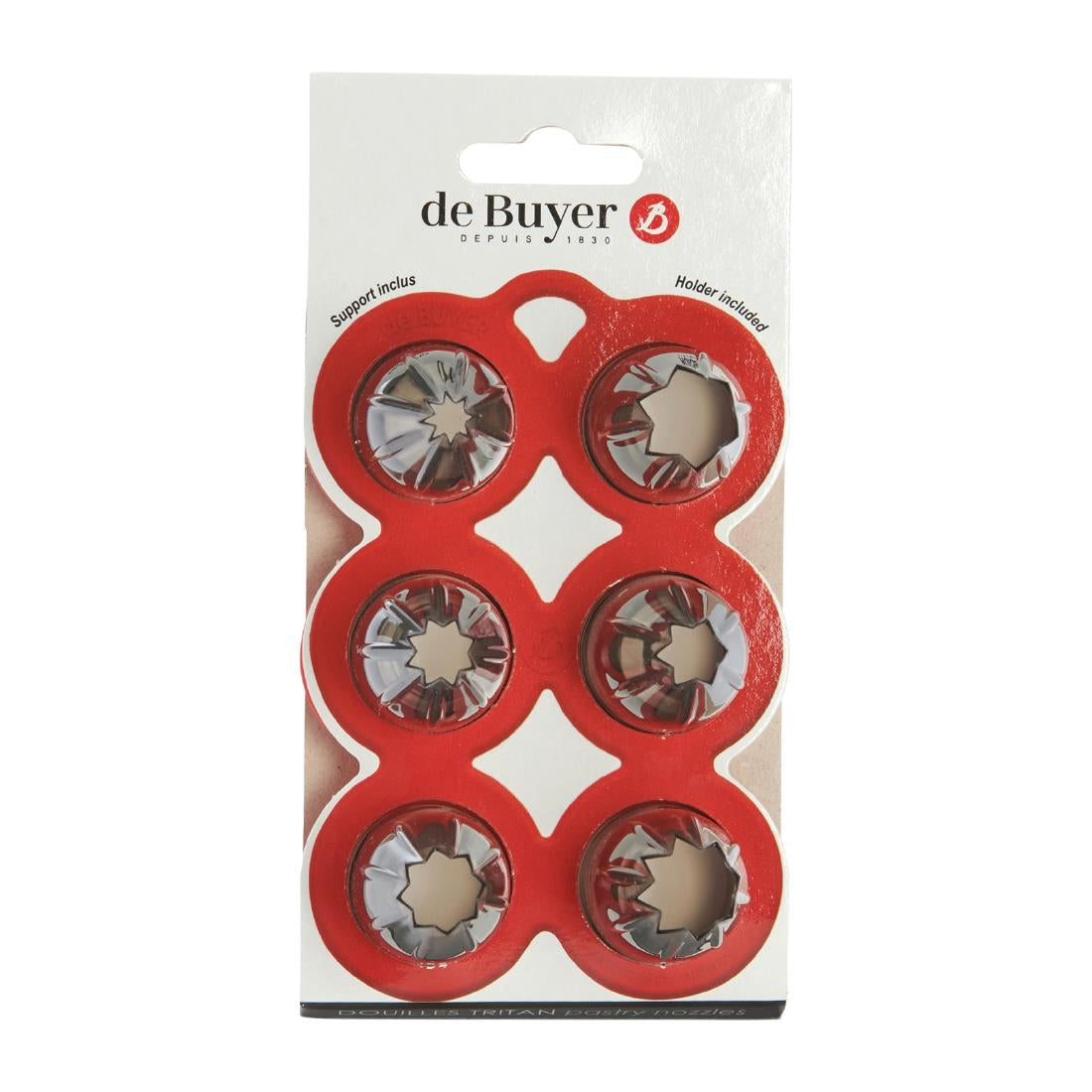 De Buyer Tritan Star Nozzles (6 Pack)
