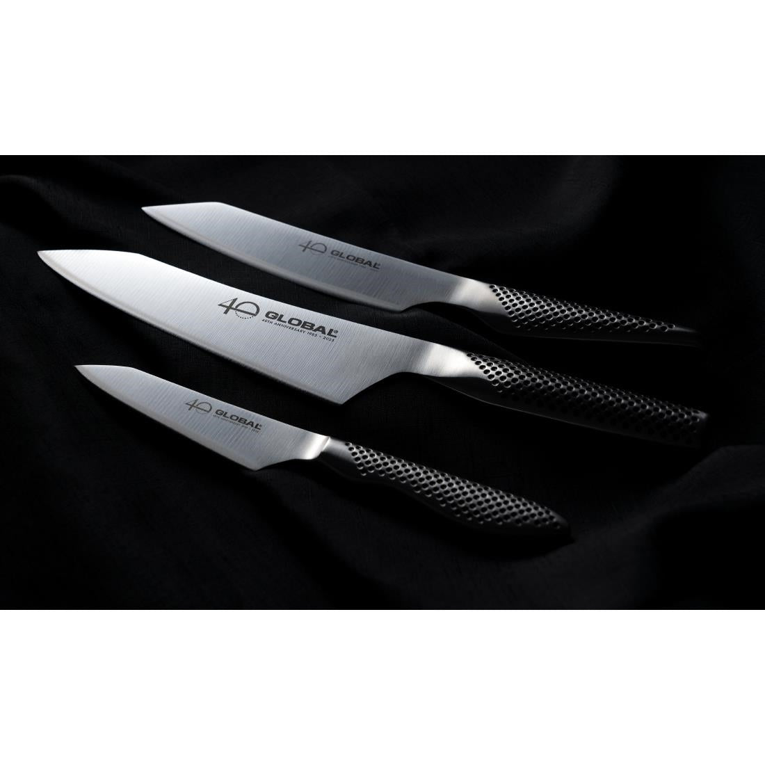 Global 40th Anniversary Limited Edition 3-Piece Knife Set