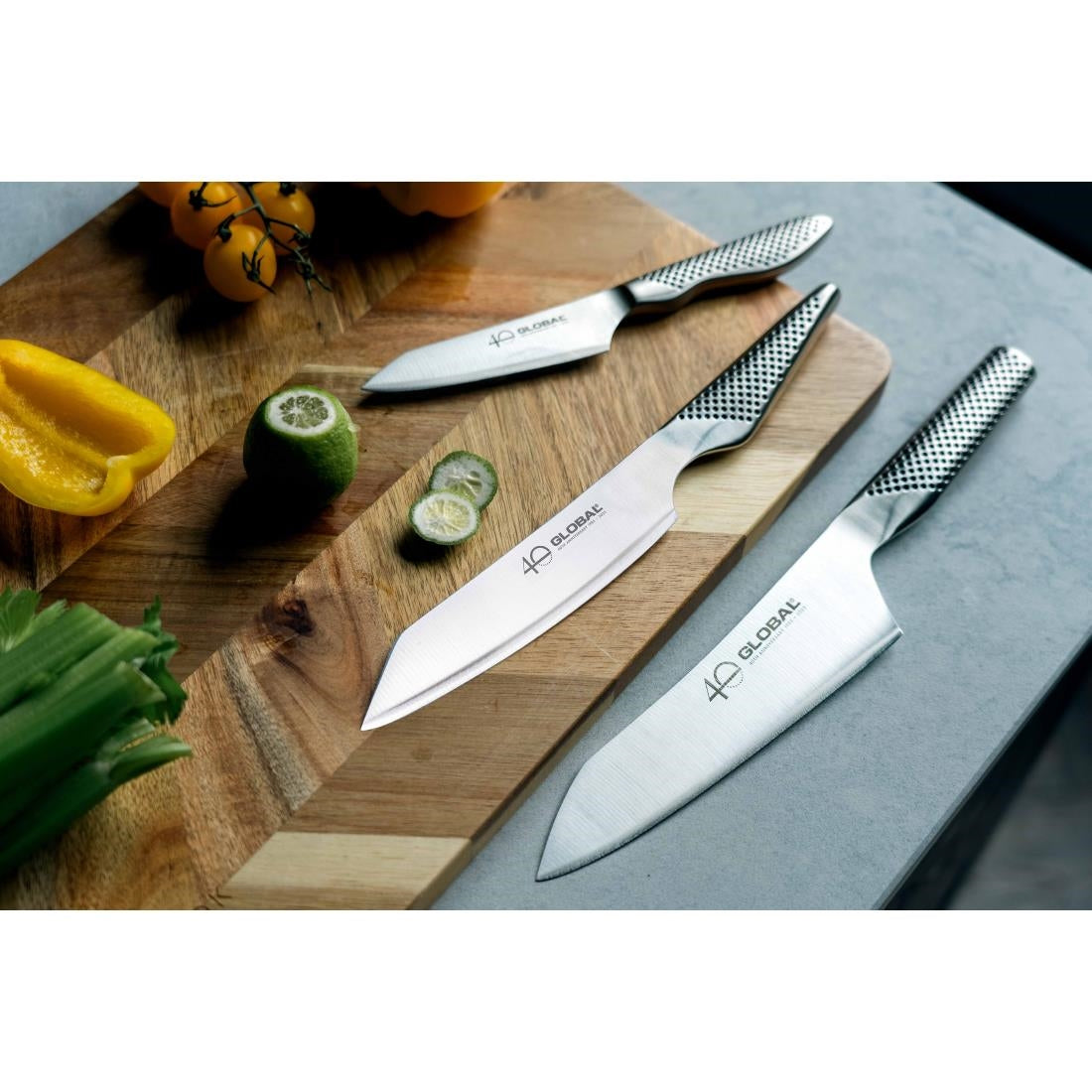 Global 40th Anniversary Limited Edition 3-Piece Knife Set