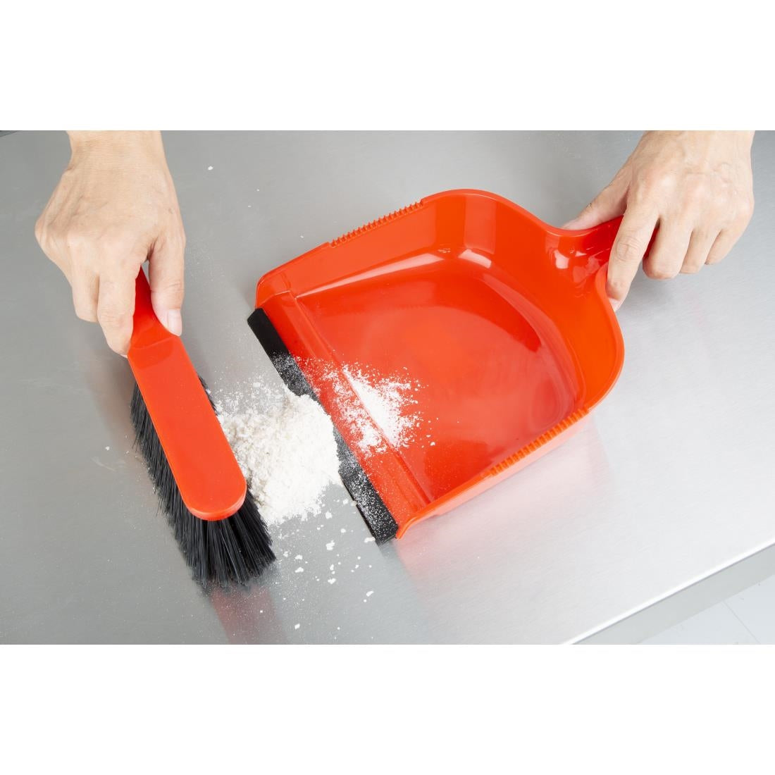 Jantex Dustpan & Brush Set - Red