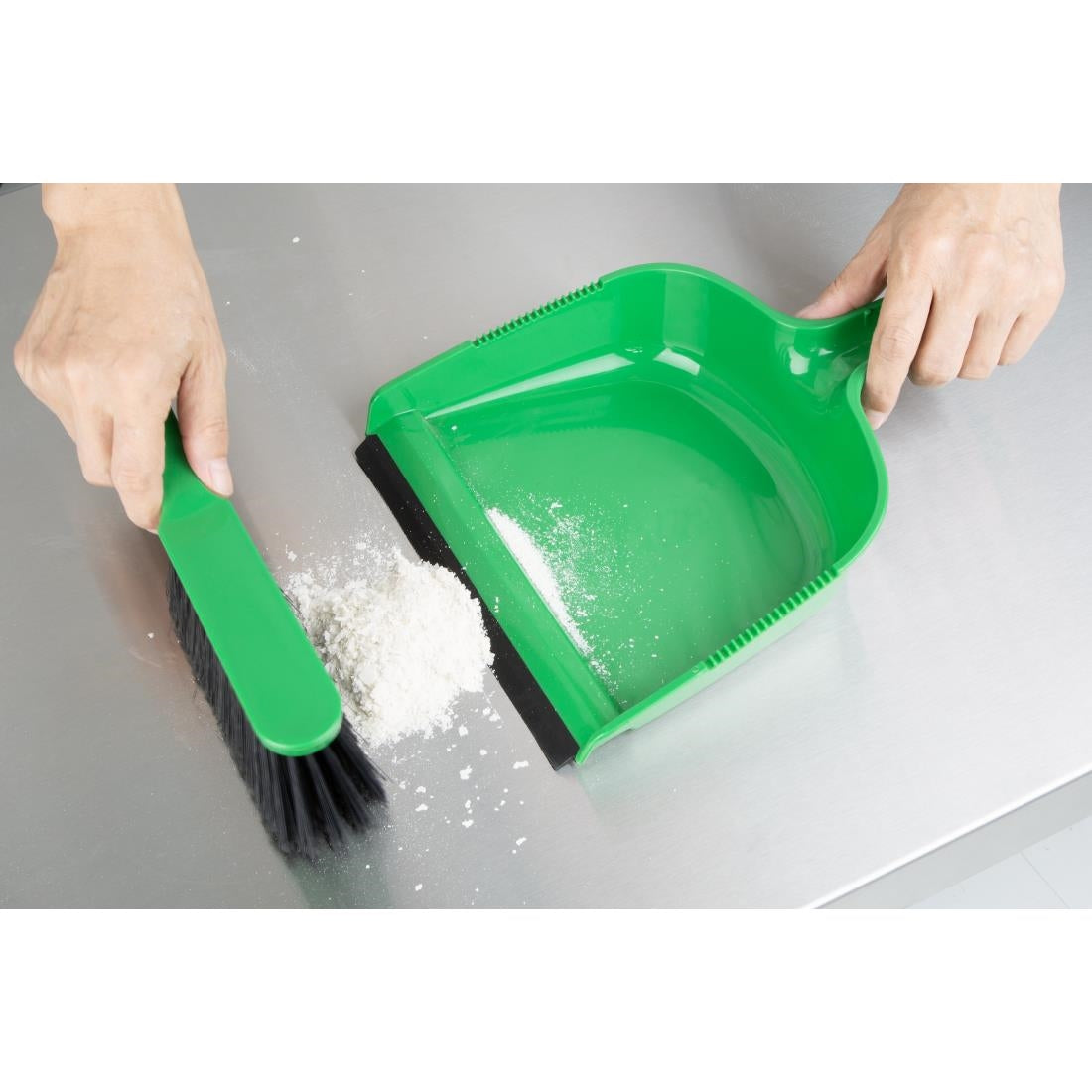 Jantex Dustpan & Brush Set - Green