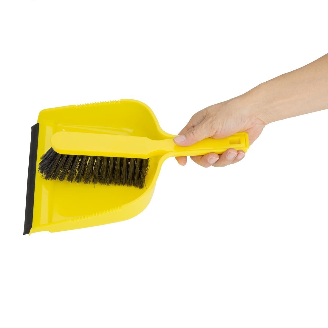 Jantex Dustpan & Brush Set - Yellow