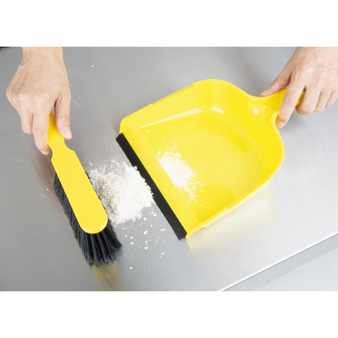 Jantex Dustpan & Brush Set - Yellow