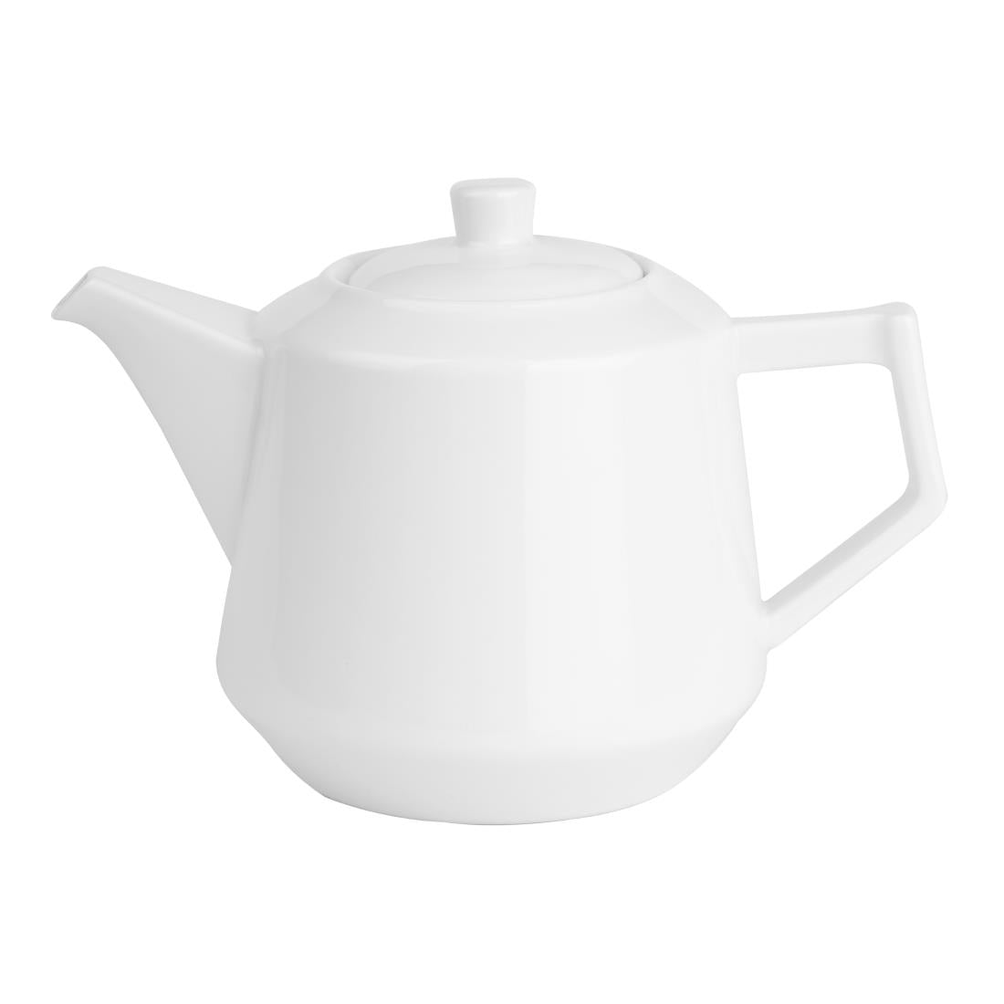 Olympia Whiteware Deco Teapots 820ml (2 Pack)