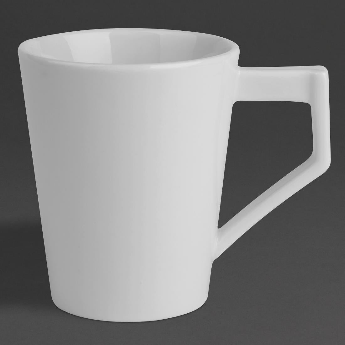 Olympia Whiteware Deco Cups 300ml (6 Pack)