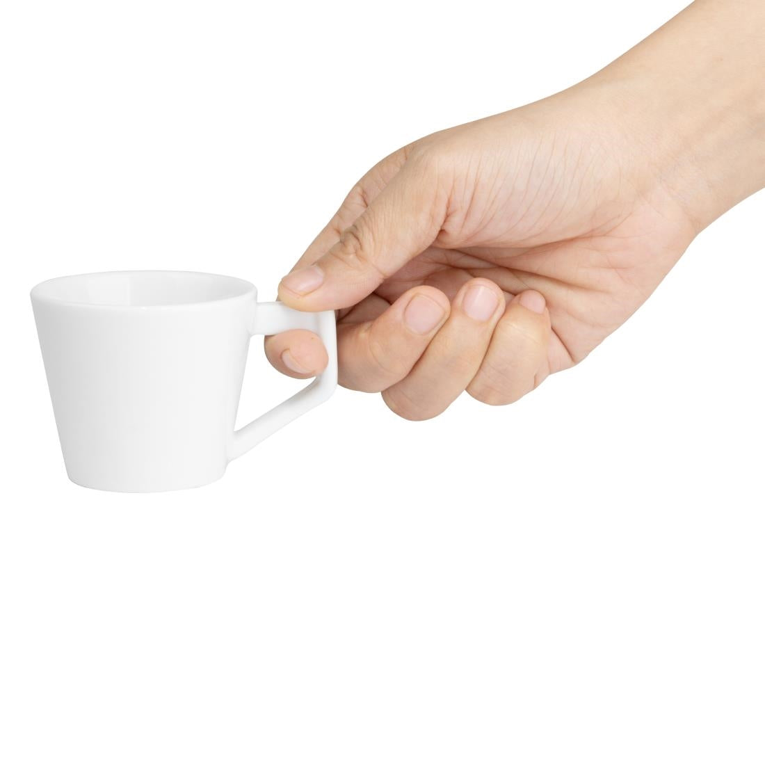 Olympia Whiteware Deco Cups 80ml (6 Pack)