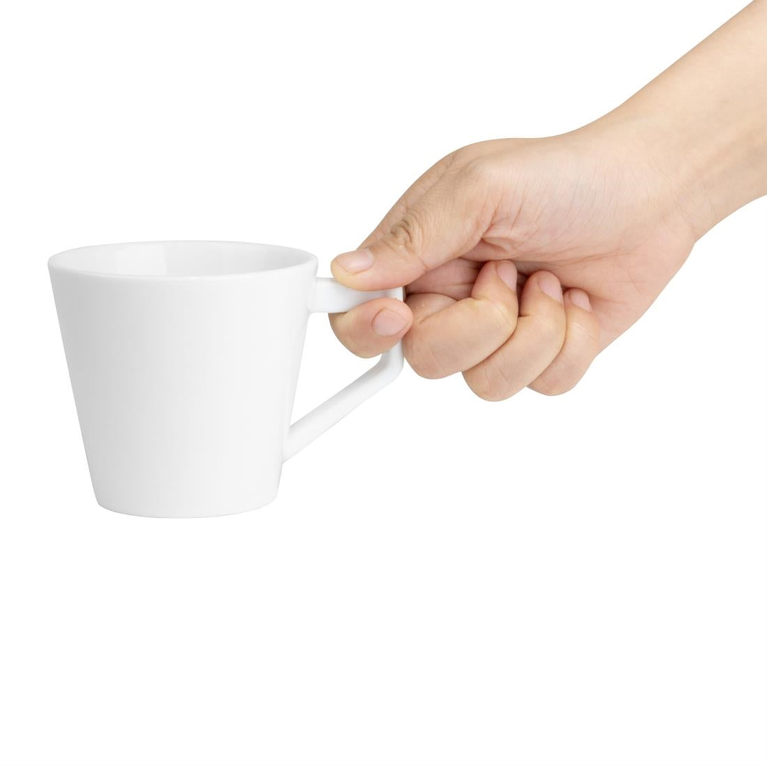 Olympia Whiteware Deco Cups 150ml (6 Pack)