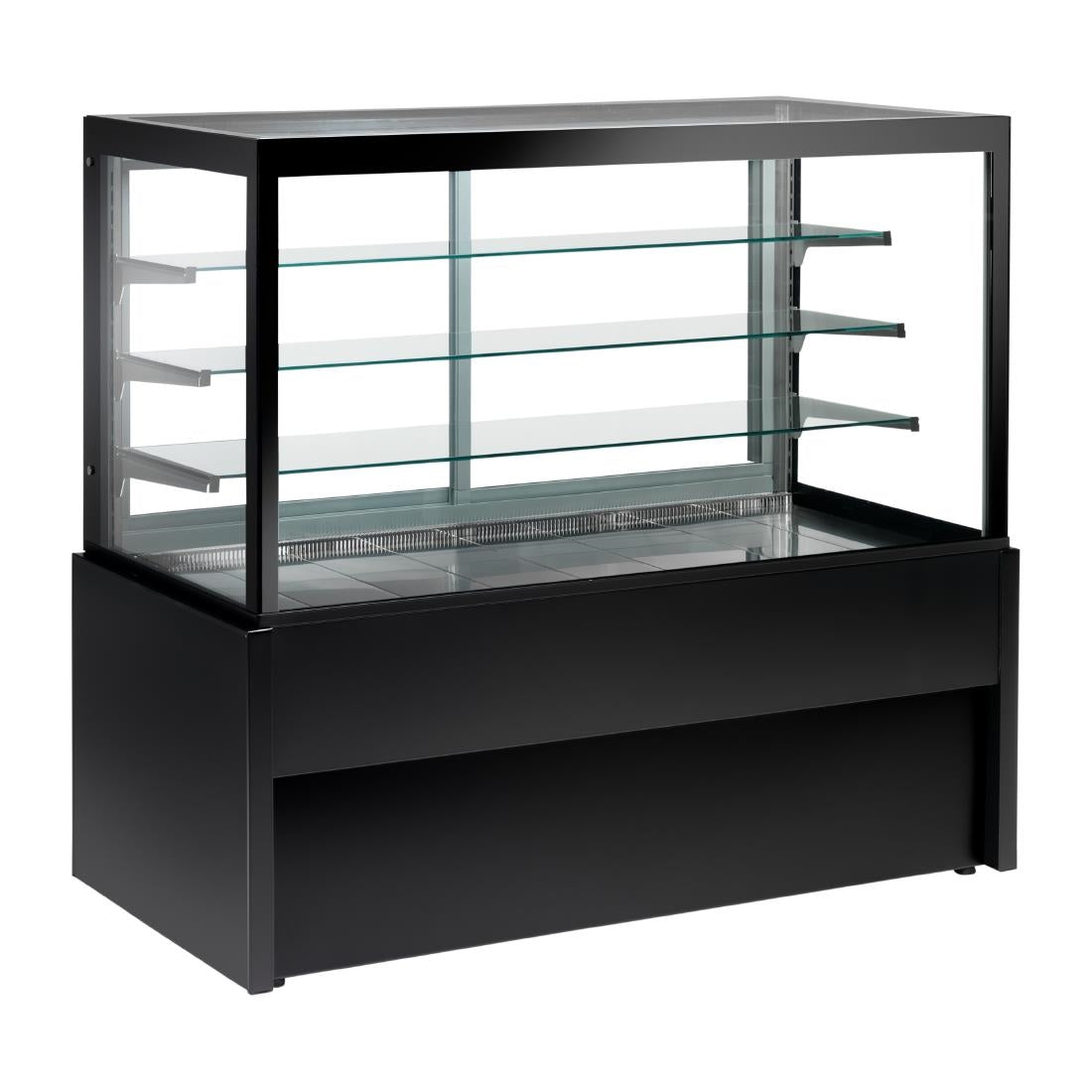 Zoin Kristall Free Standing Heated Merchandiser Black 1500mm