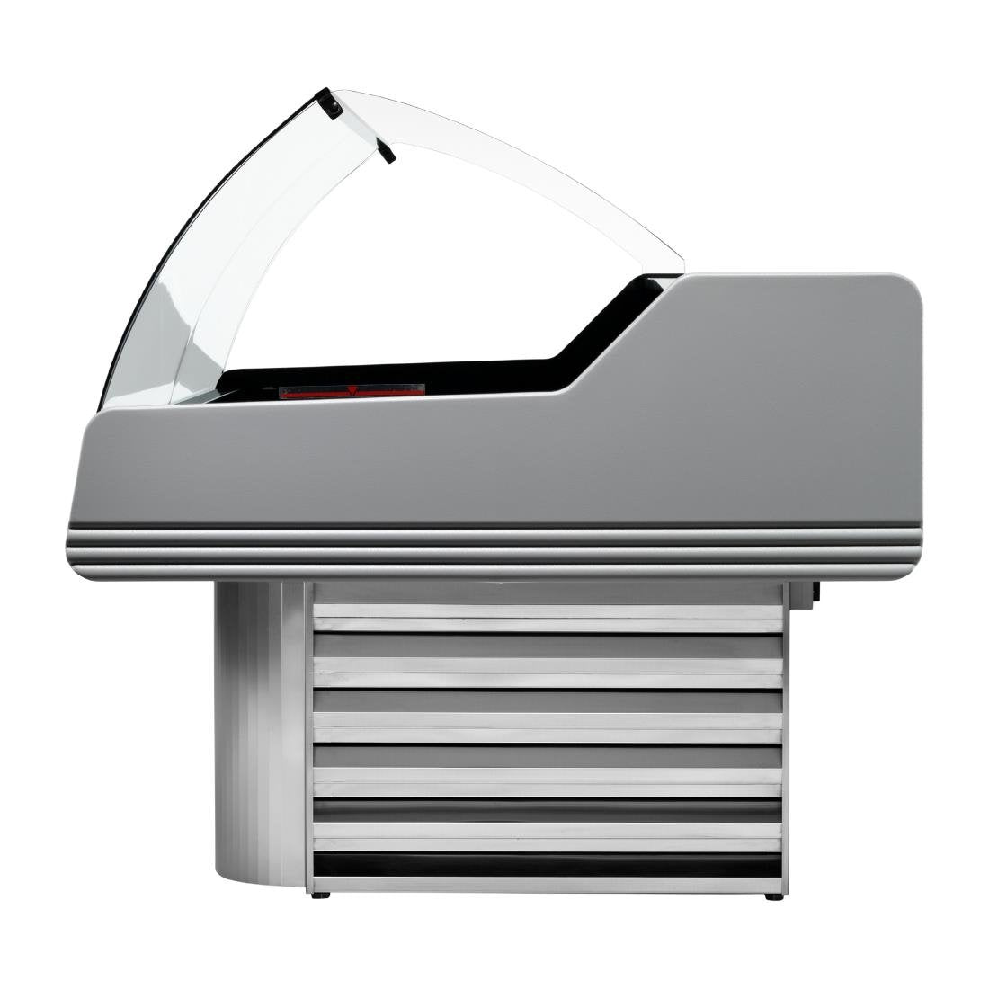 Zoin Saigon Fish Counter Grey with Azure Trim 2500mm