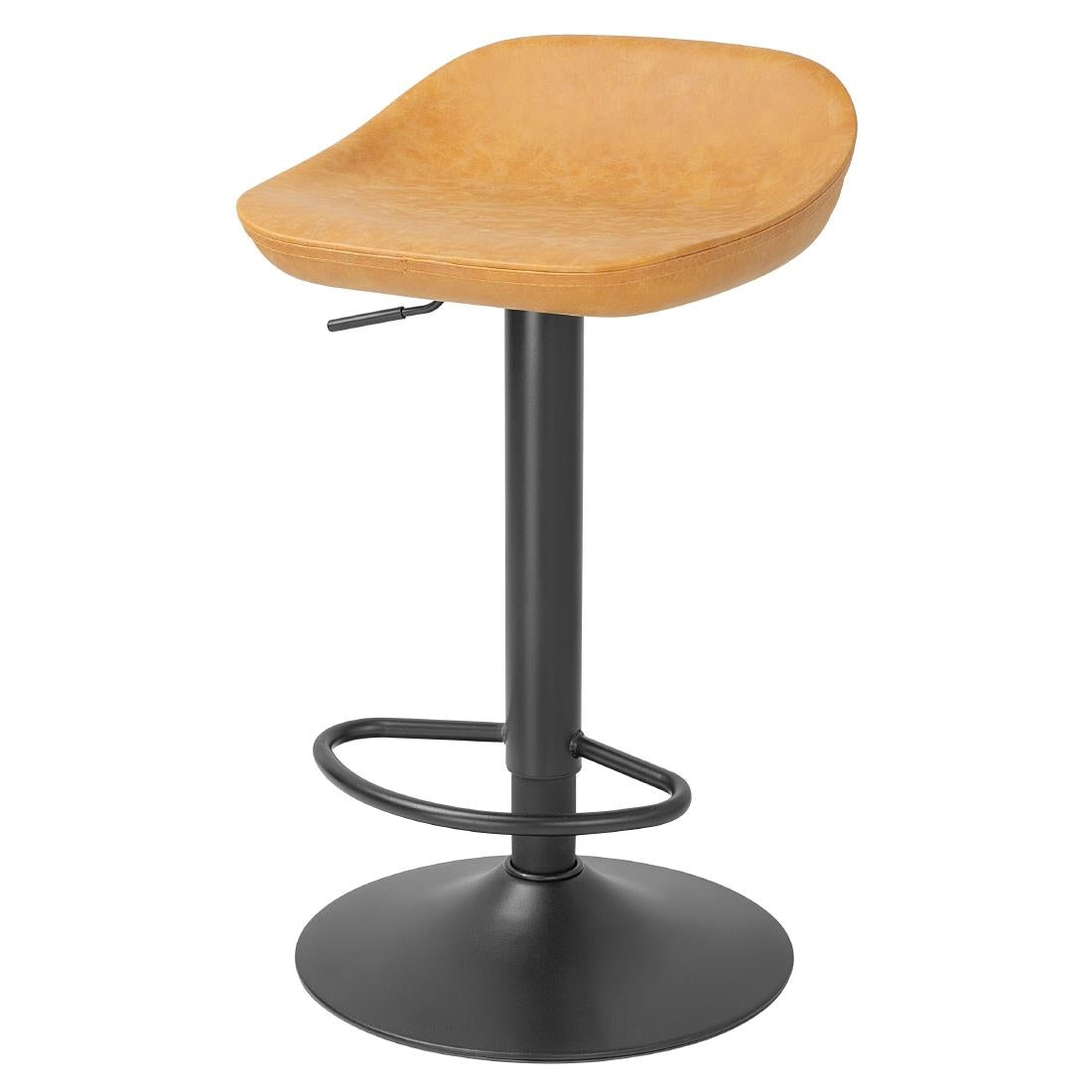 Bolero Enzo Bar Stools Camel (2 Pack)