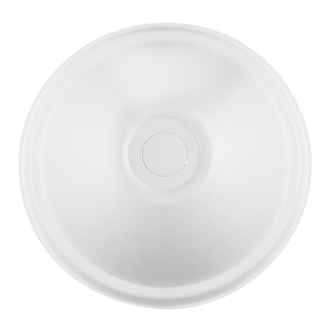 Vegware Nourish Moulded Fibre Cold Cup Dome Lids with Hole 89-Series (1000 Pack)