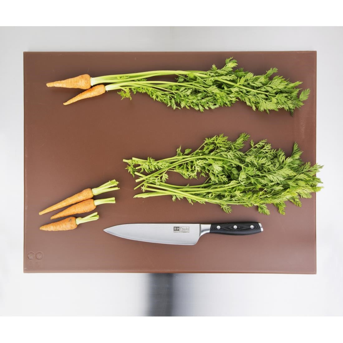 Hygiplas High Density Brown Chopping Board Large 600x450x12mm