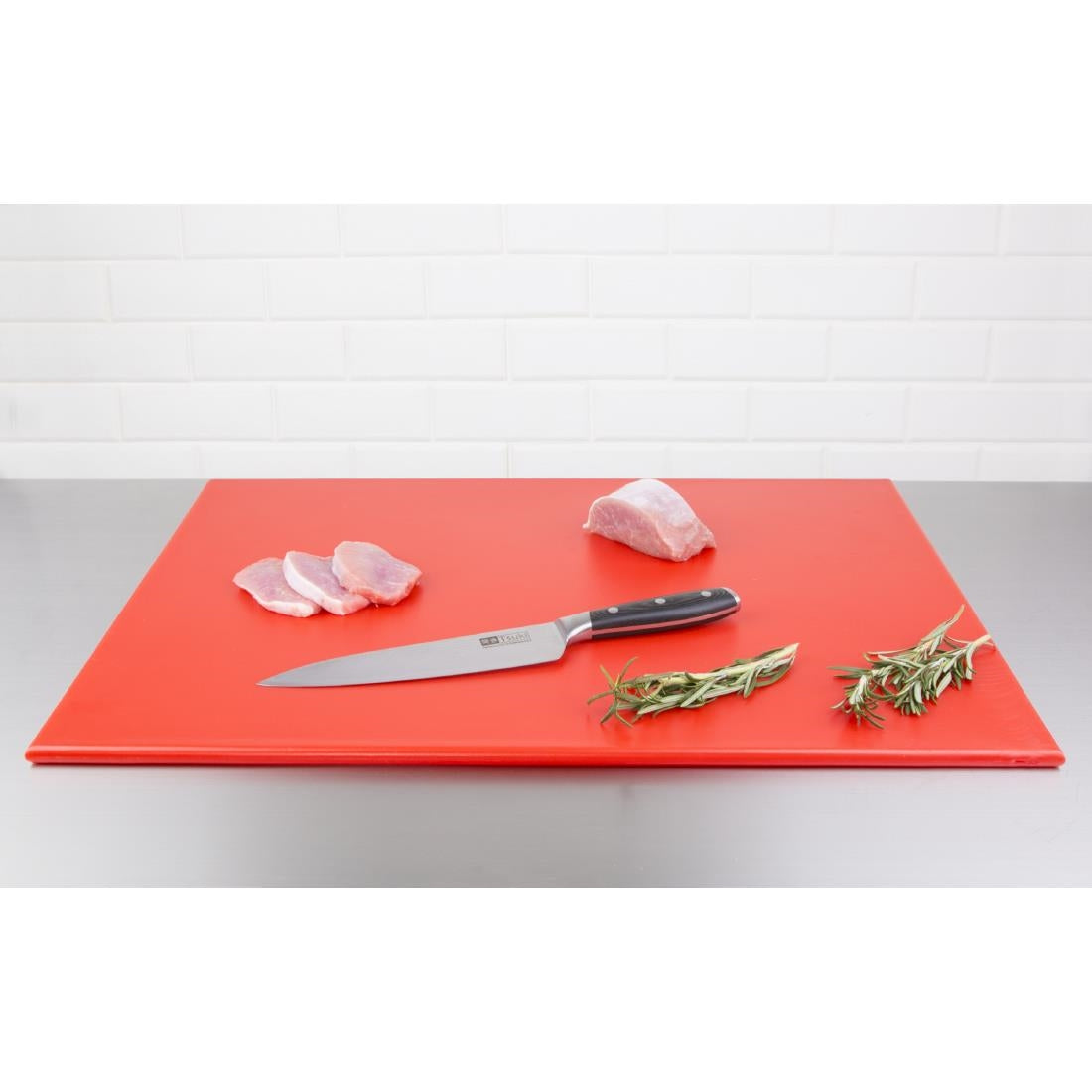Hygiplas High Density Red Chopping Board Large 600x450x12mm
