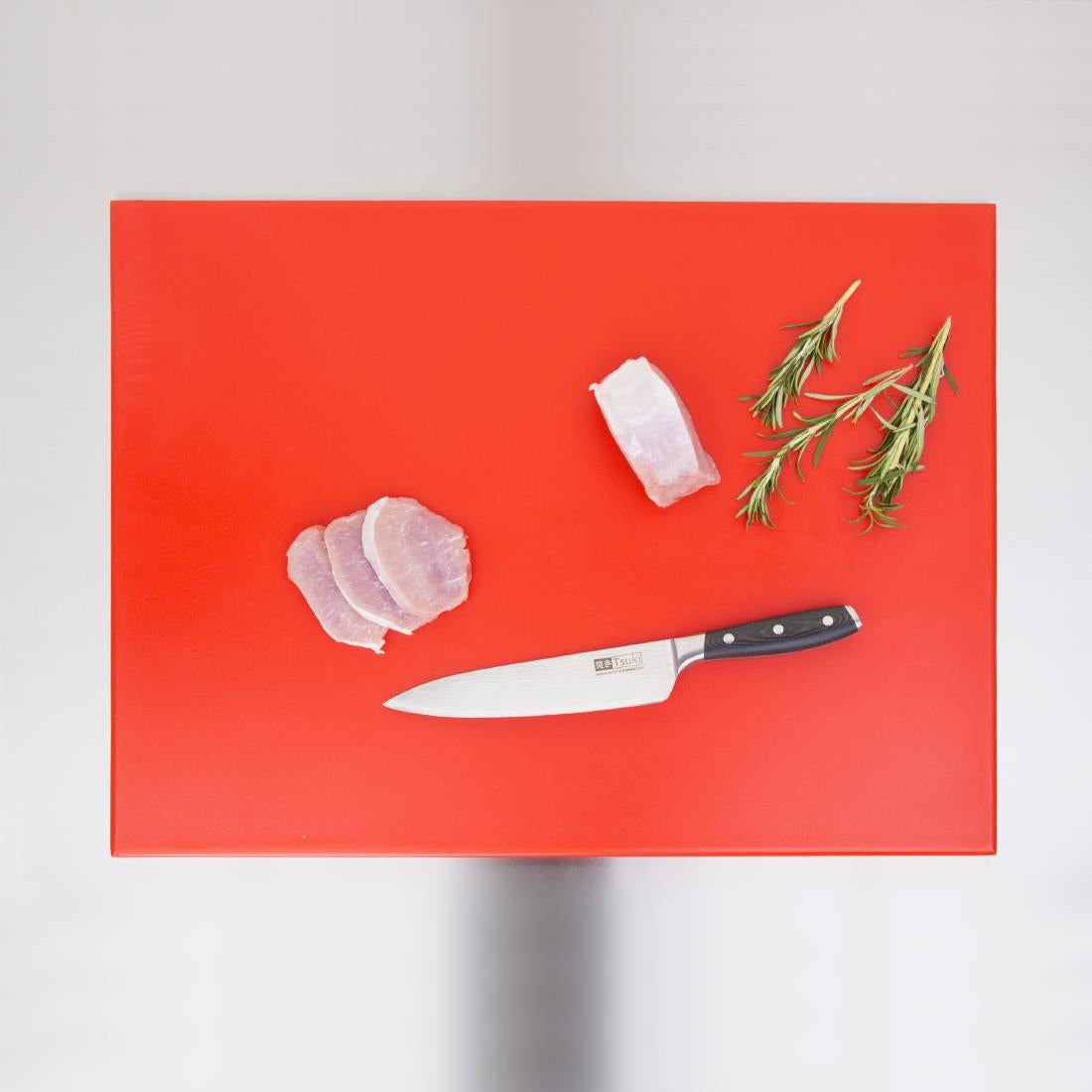 Hygiplas High Density Red Chopping Board Large 600x450x12mm