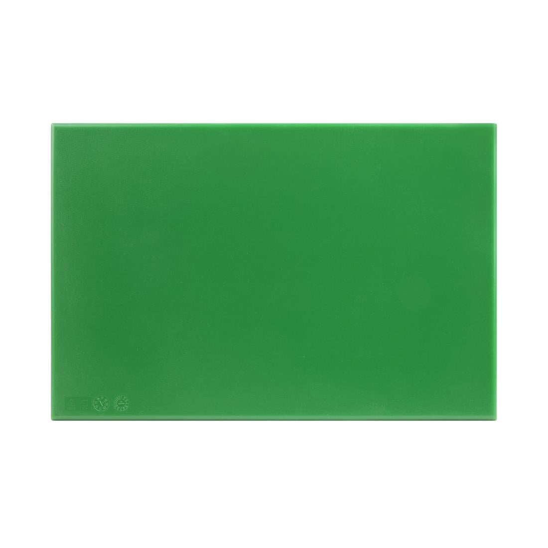 Hygiplas High Density Green Chopping Board Standard 450x300x12mm