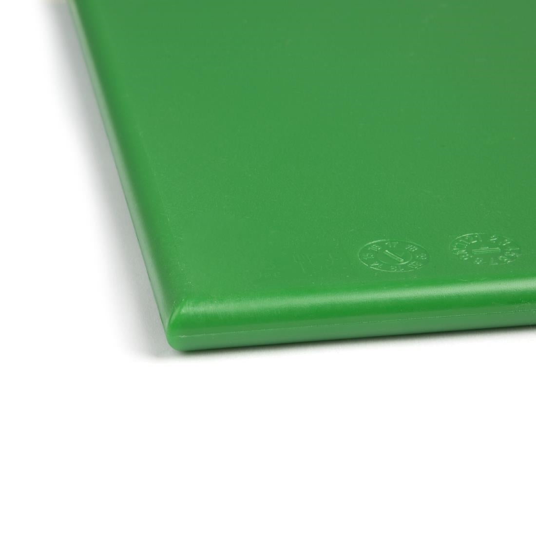 Hygiplas High Density Green Chopping Board Standard 450x300x12mm