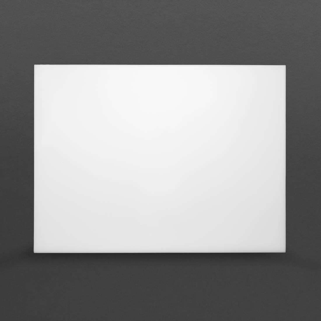 Hygiplas High Density White Chopping Board Large 600x450x12mm