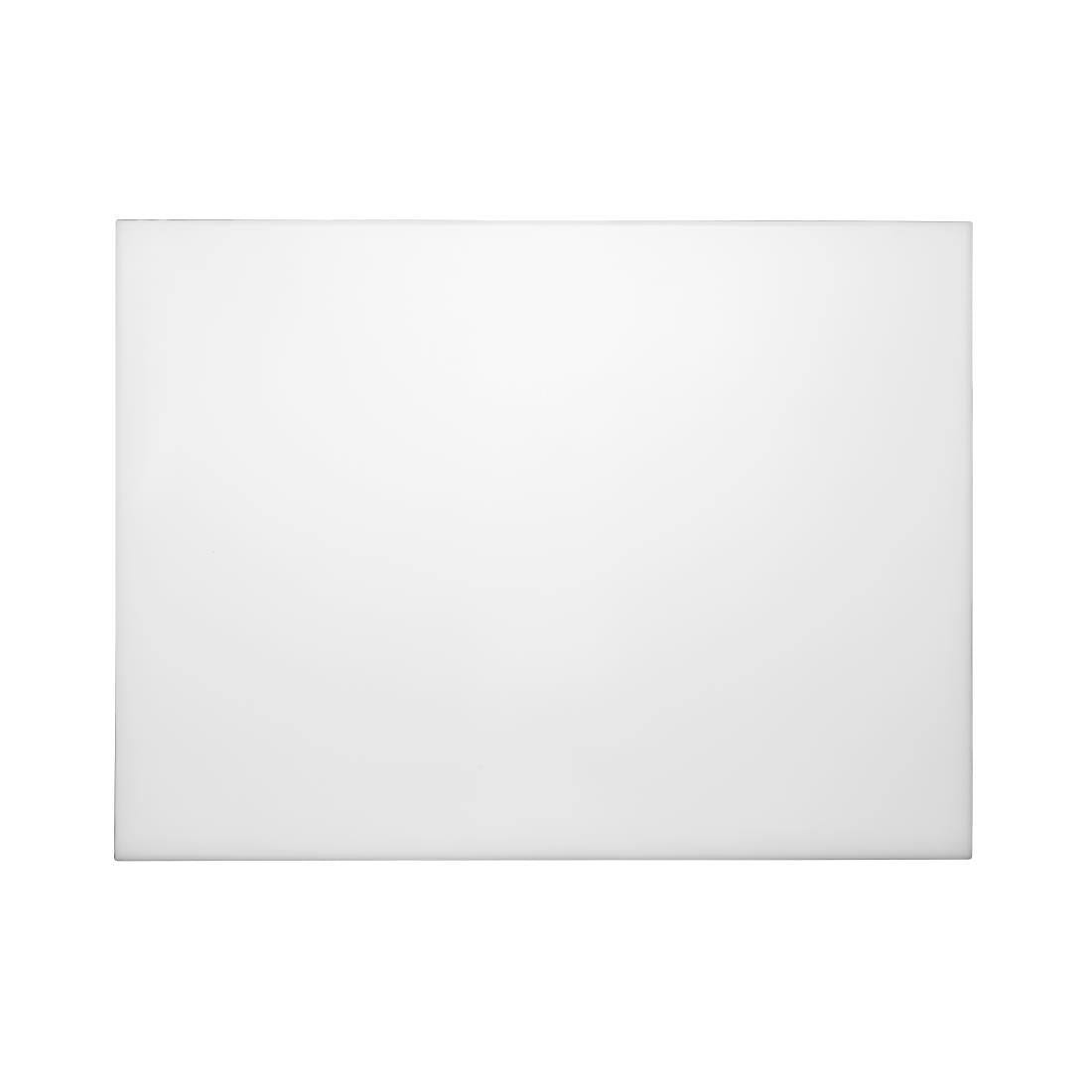 Hygiplas High Density White Chopping Board Large 600x450x12mm