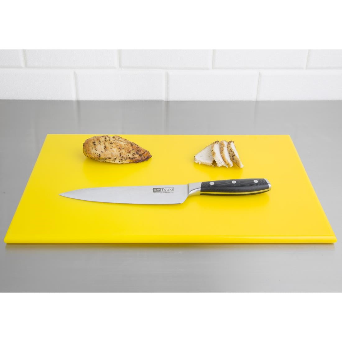 Hygiplas High Density Yellow Chopping Board Standard 450x300x12mm