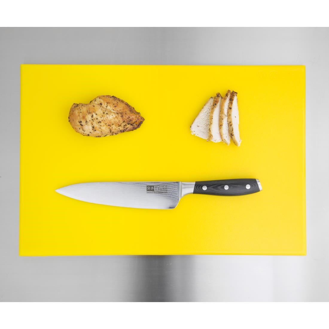 Hygiplas High Density Yellow Chopping Board Standard 450x300x12mm