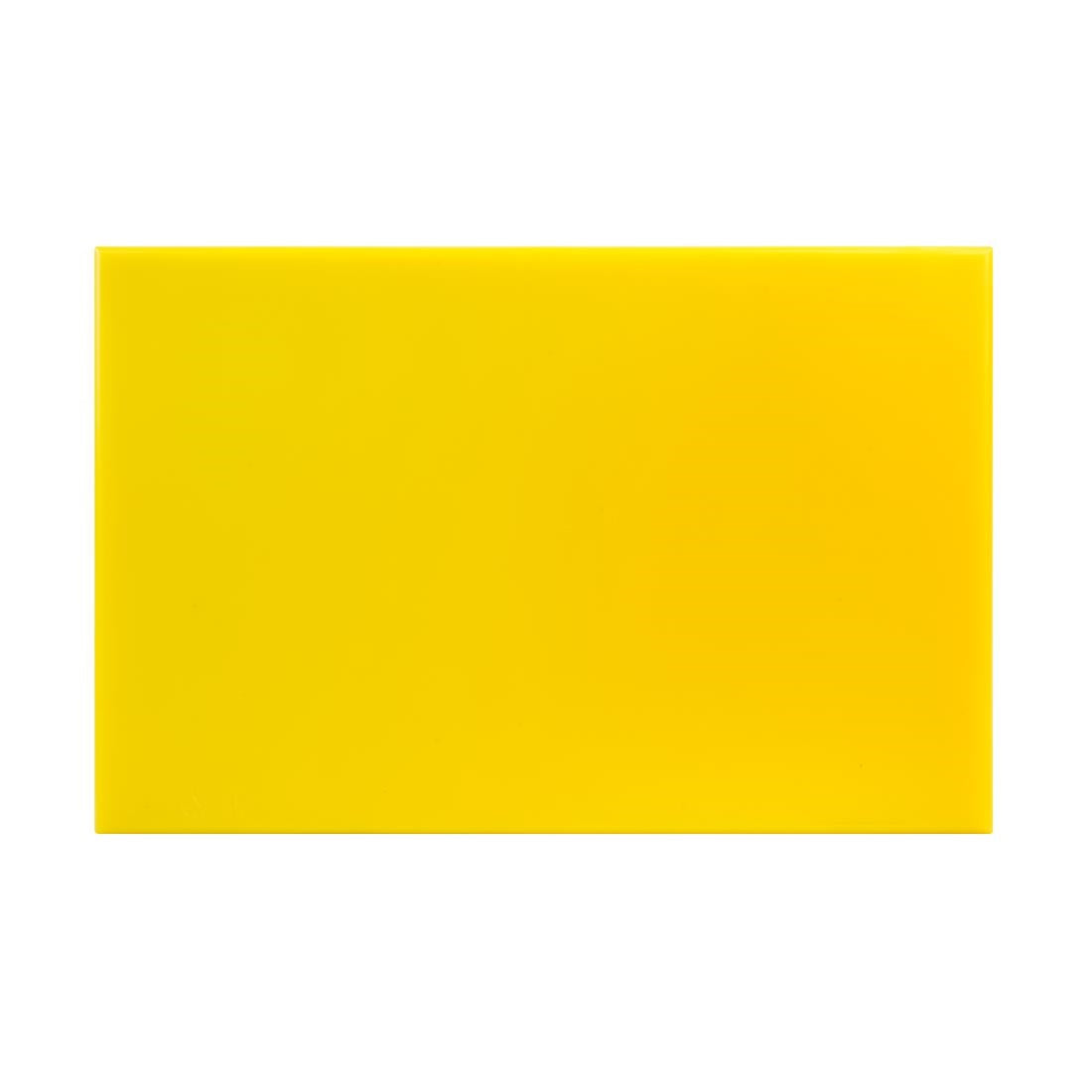 Hygiplas High Density Yellow Chopping Board Standard 450x300x12mm