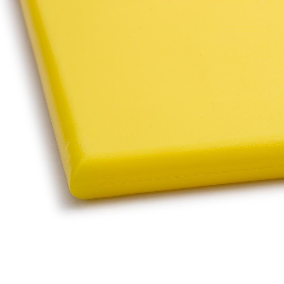 Hygiplas High Density Yellow Chopping Board Large 600x450x12mm