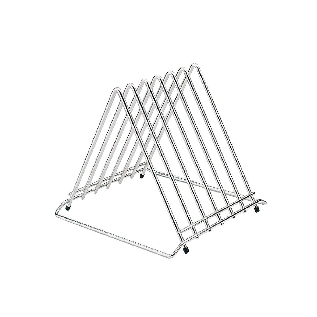 Hygiplas High Density 6-Piece Chopping Board Set With Rack 610x455x12mm