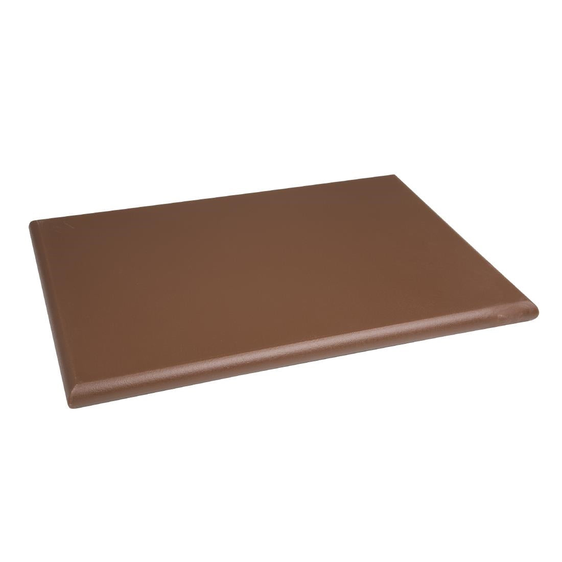 Hygiplas Thick High Density Brown Chopping Board Standard 450x300x25mm