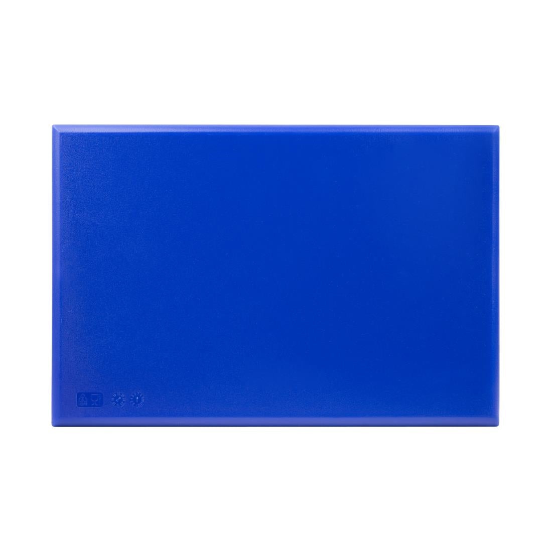 Hygiplas Thick High Density Blue Chopping Board Standard 450x300x25mm