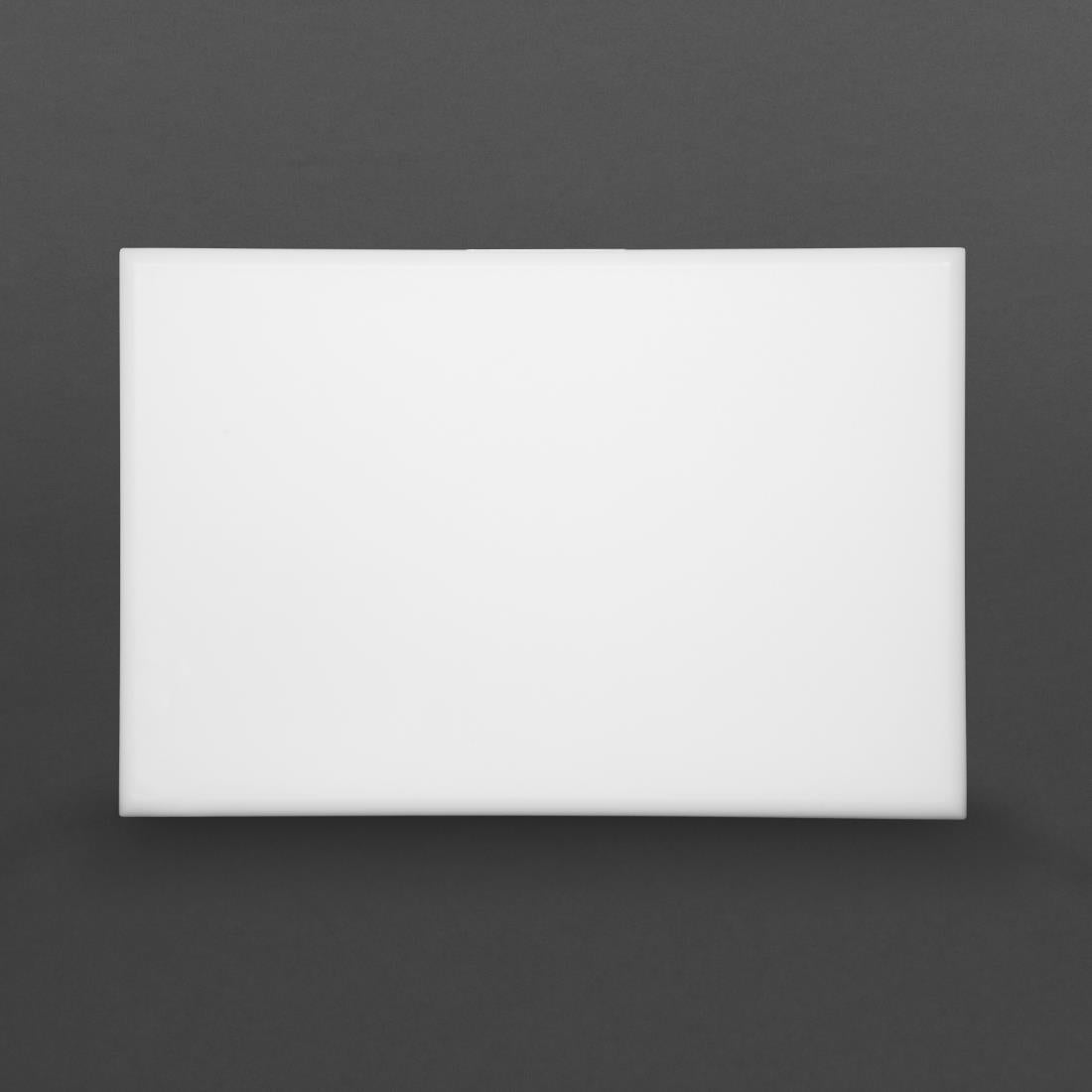 Hygiplas Thick High Density White Chopping Board Standard 450x300x25mm