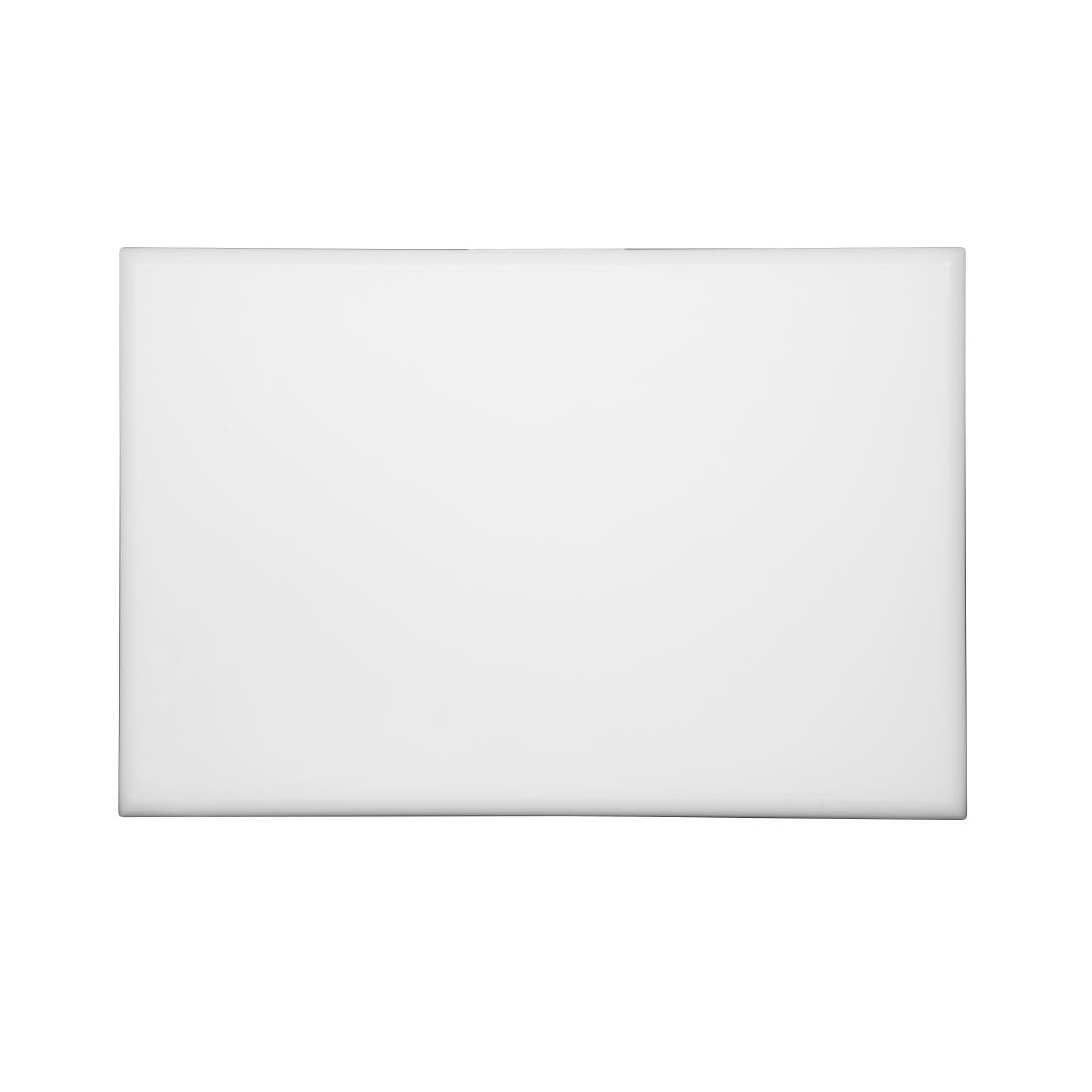 Hygiplas Thick High Density White Chopping Board Standard 450x300x25mm