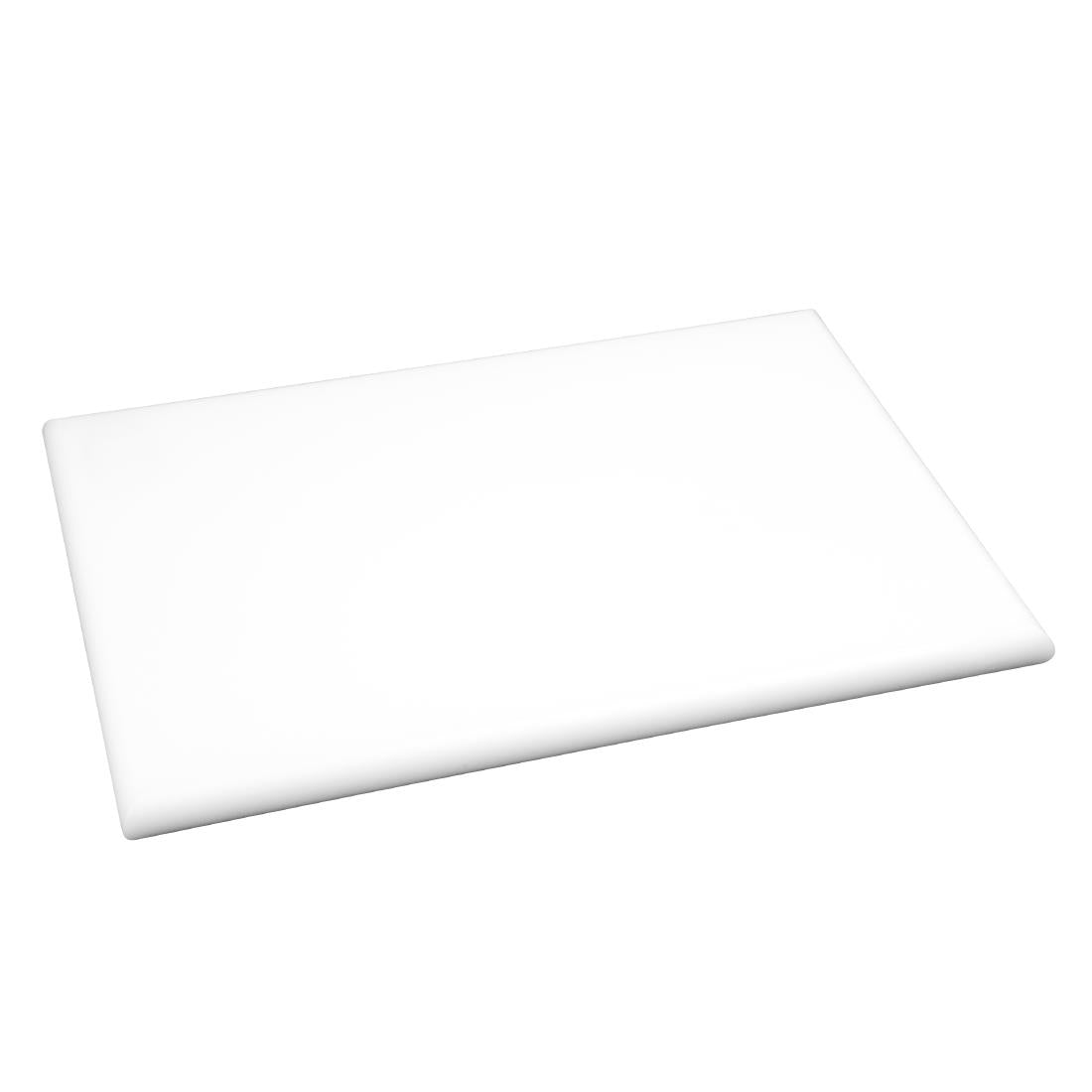 Hygiplas Thick High Density White Chopping Board Standard 450x300x25mm