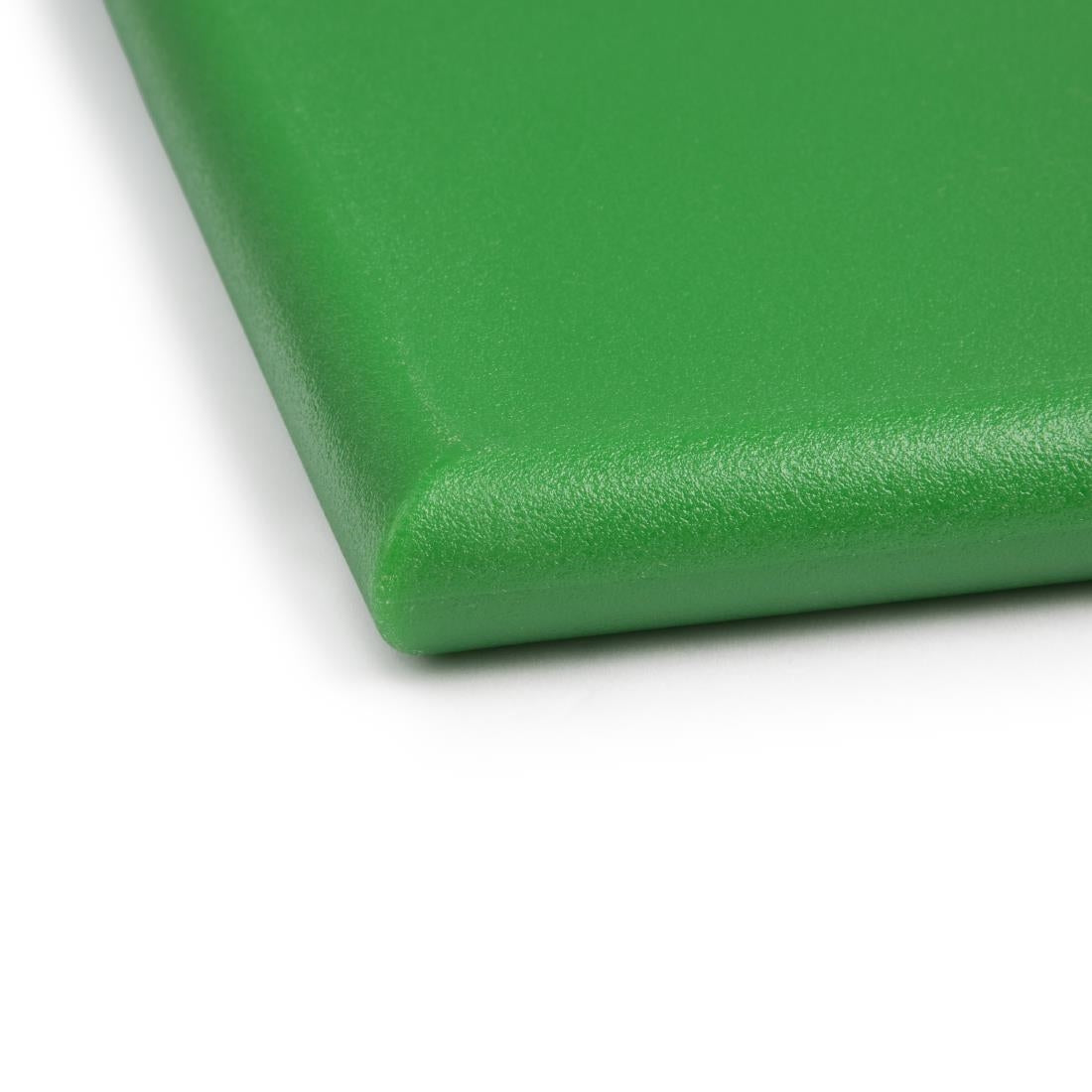 Hygiplas Thick High Density Green Chopping Board Large 600x450x25mm