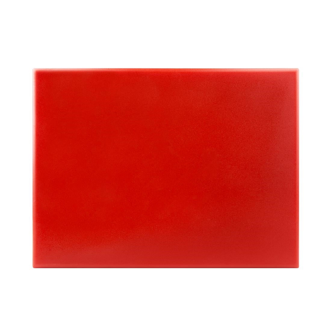 Hygiplas Thick High Density Red Chopping Board Large 600x450x25mm