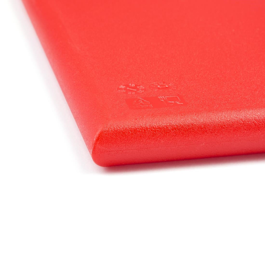 Hygiplas Thick High Density Red Chopping Board Large 600x450x25mm