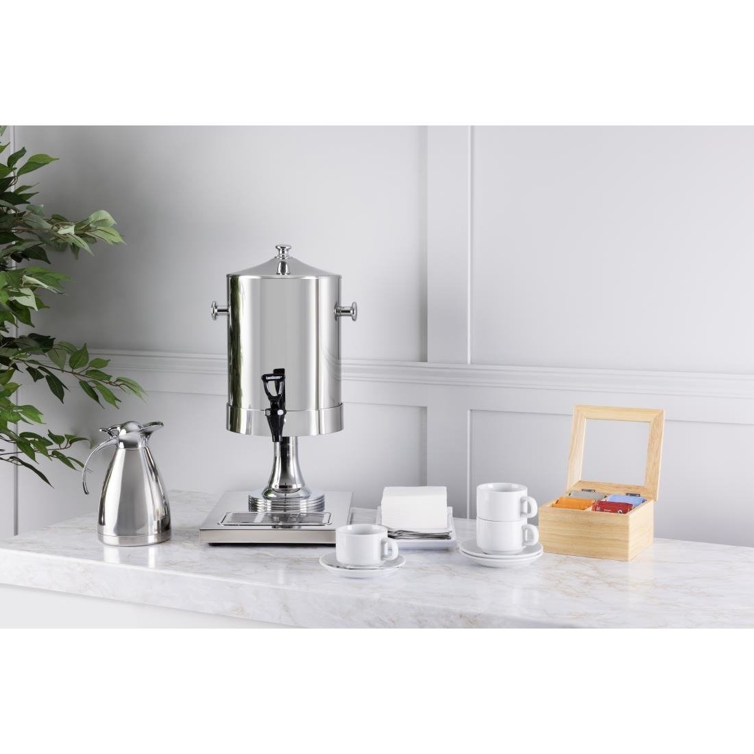 Olympia Mini Hevea Wood Tea Box