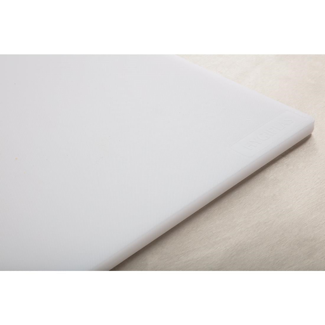 Hygiplas Low Density White Chopping Board Standard 450x300x12mm