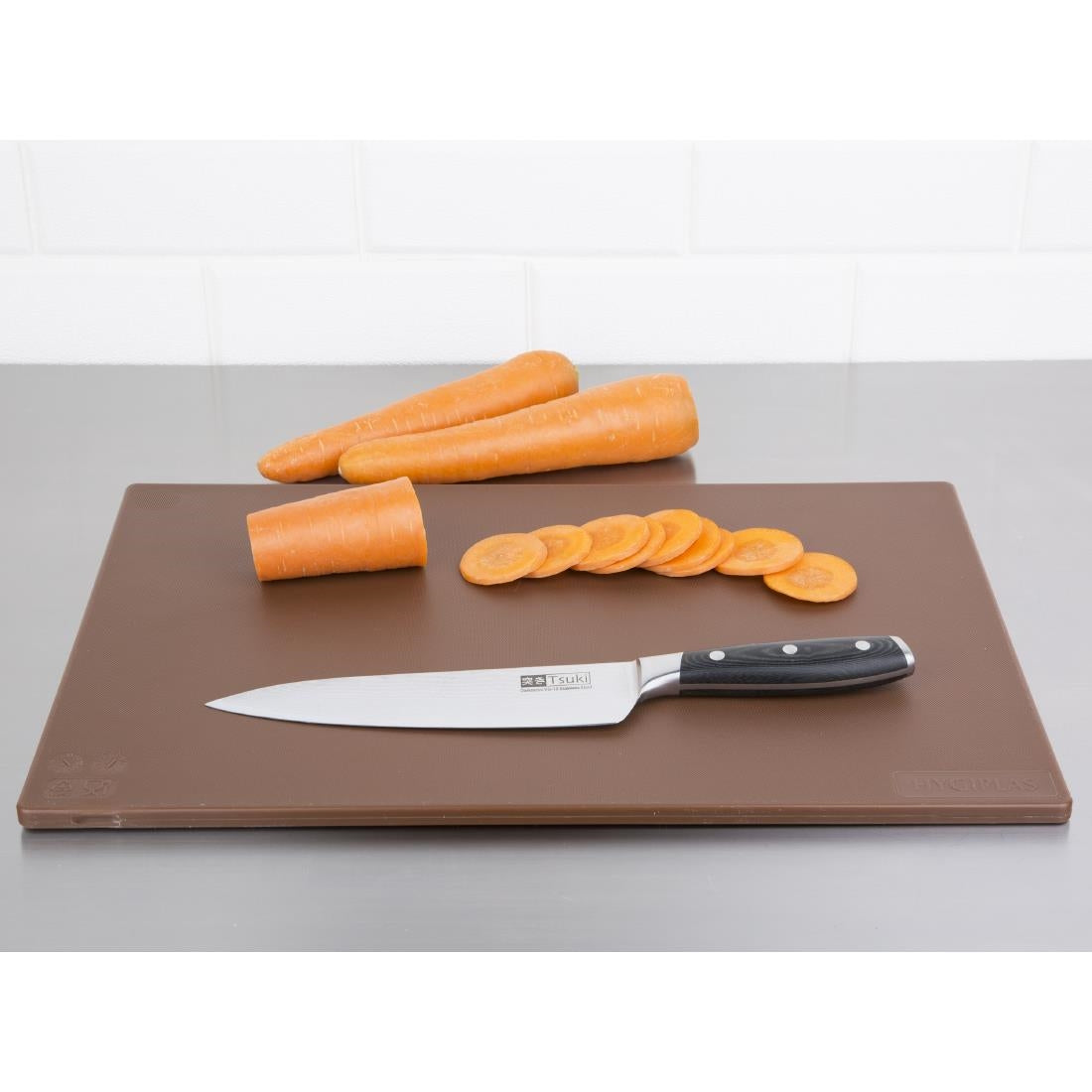 Hygiplas Low Density Brown Chopping Board Standard 450x300x12mm