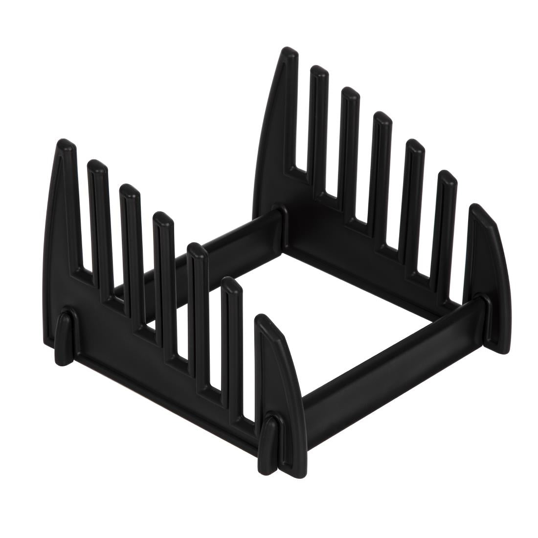 Hygiplas Low Density 6-Piece Chopping Board Set with Rack 450x300x10mm