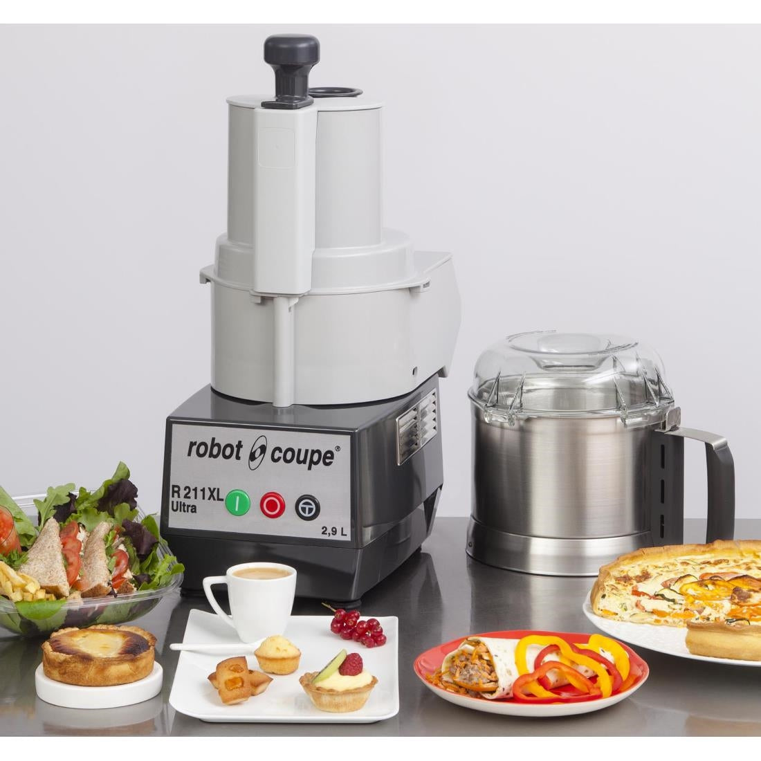 Robot Coupe Food Processor with Veg Prep Attachment R211XL Ultra