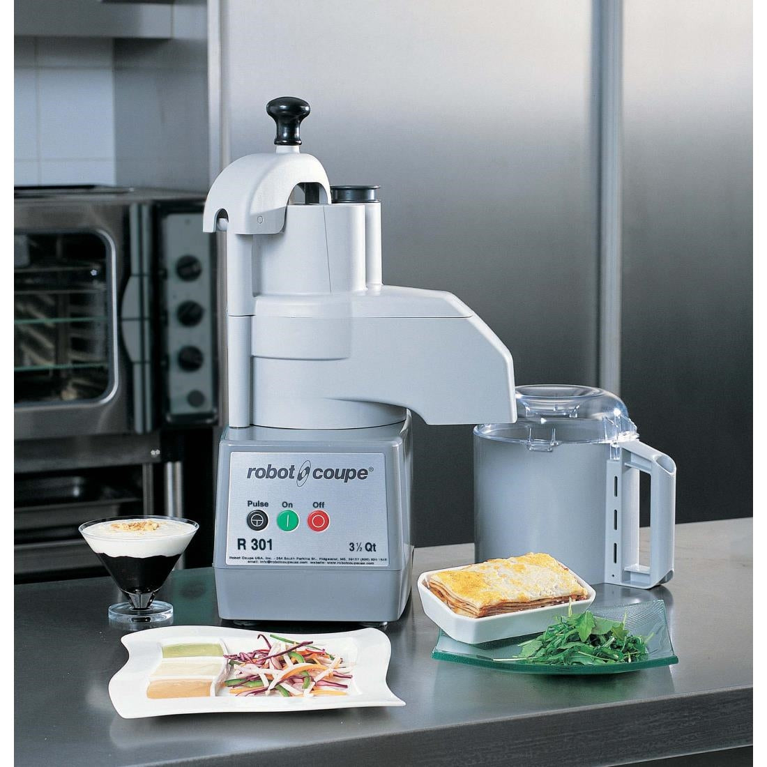 Robot Coupe Food Processor with Veg Prep Attachment R301