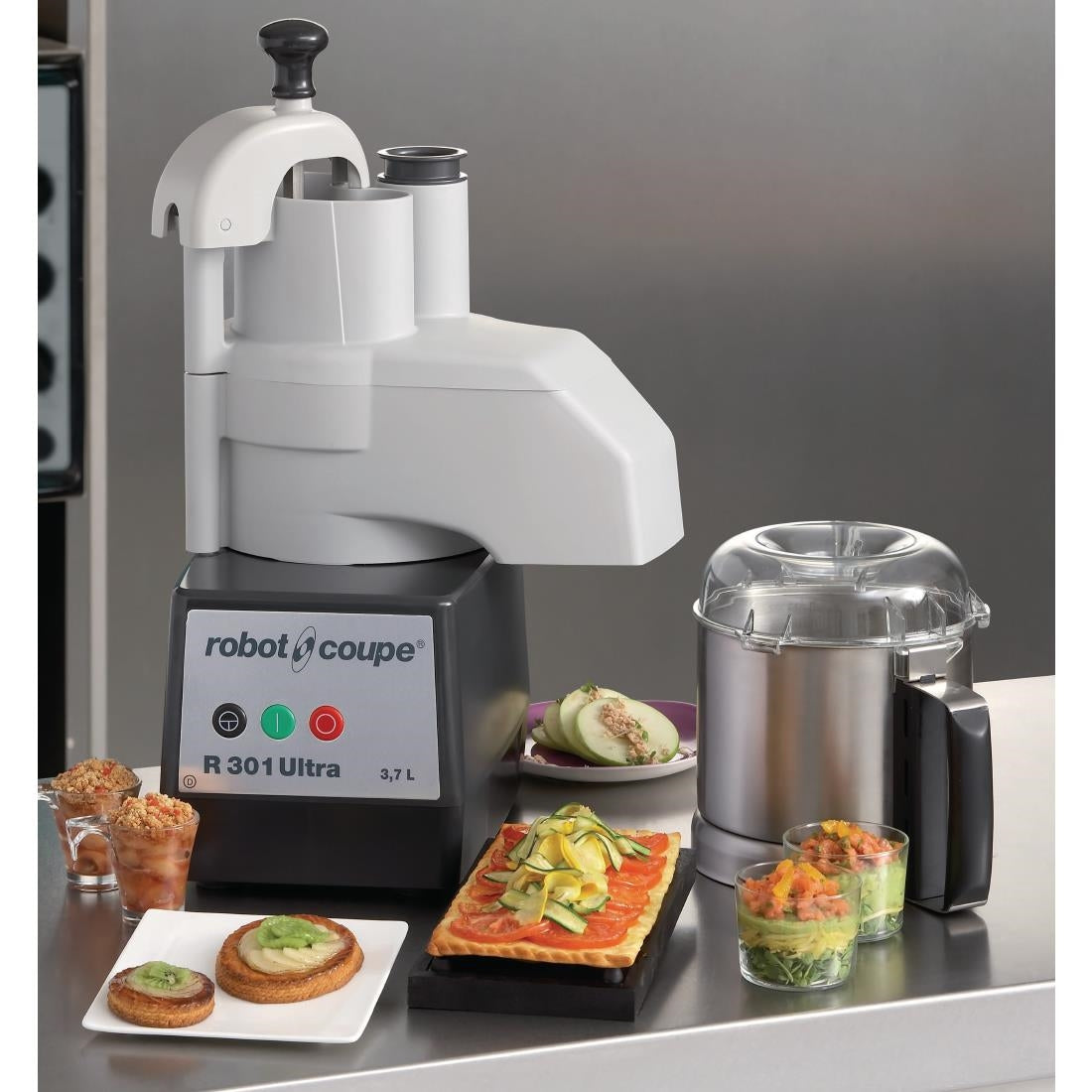 Robot Coupe Food Processor with Veg Prep Attachment R301 Ultra