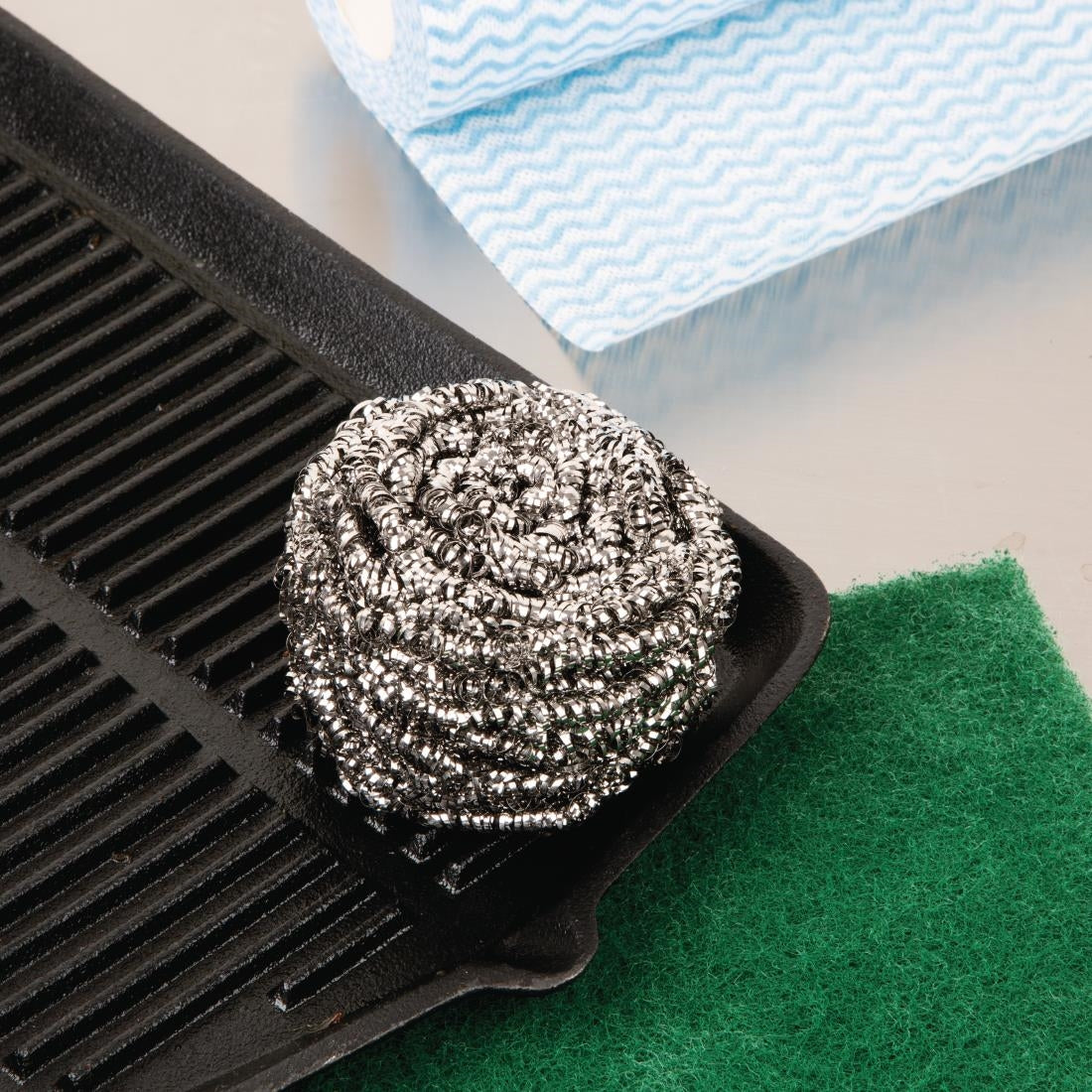 Jantex Stainless Steel Scourer For Tough Cleaning