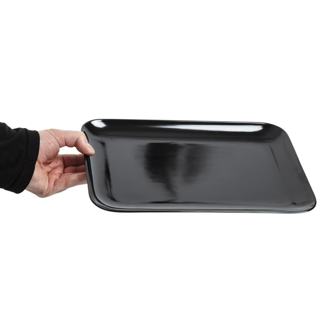 Dalebrook Melamine Large Rectangular Platter Black 330mm