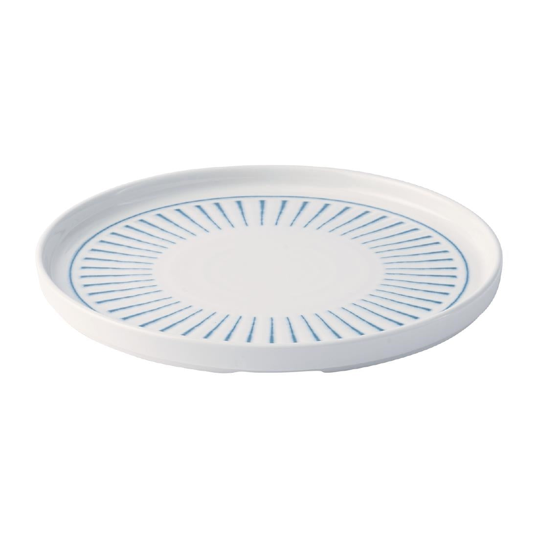 Churchill Era Blue Walled Plates 260mm (6 Pack)