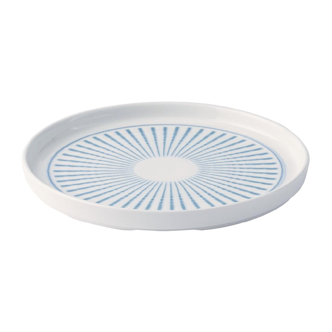 Churchill Era Blue Walled Plates 210mm (6 Pack)