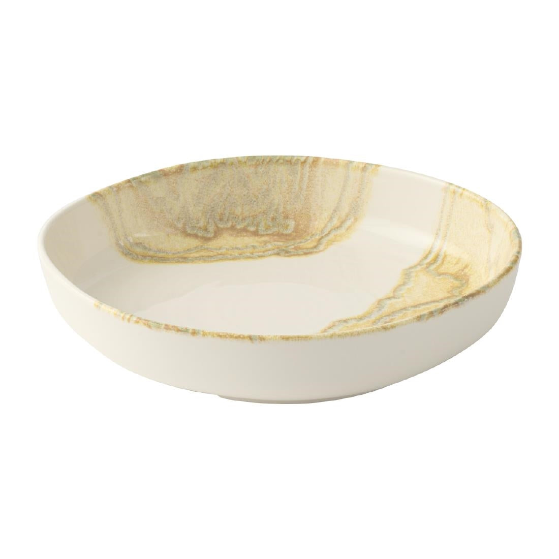 Churchill Tide Gold Organic Walled Bowls 230mm (6 Pack)